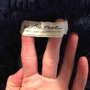 Free People off the shoulder crop top